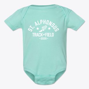 St. Alphonsus Parish Track and Field Baby Onesie
