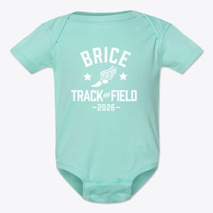 Brice Academy Track and Field Baby Onesie