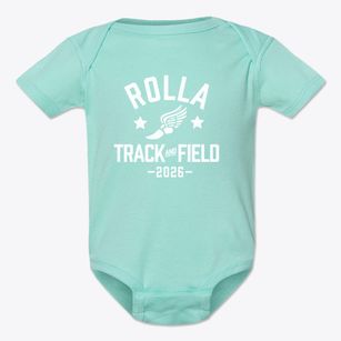 Rolla Junior High School Track and Field Baby Onesie