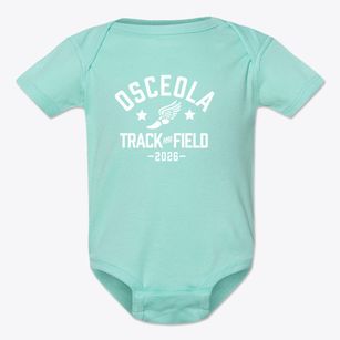 Osceola High School Track and Field Baby Onesie