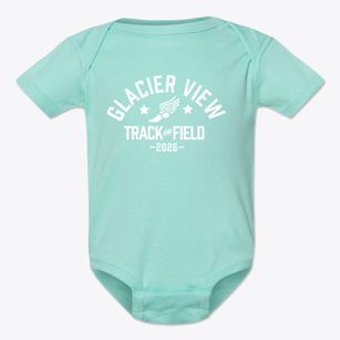 Glacier View Christian School Track and Field Baby Onesie