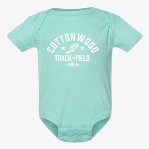Cottonwood Elementary School Track and Field Baby Onesie