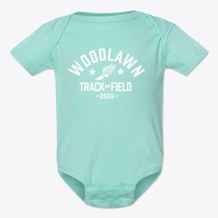 Woodlawn Elementary School Track and Field Baby Onesie