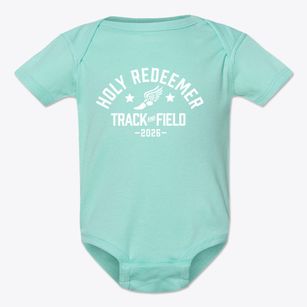 Holy Redeemer Parish Track and Field Baby Onesie