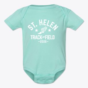 St Helen Parish Track and Field Baby Onesie