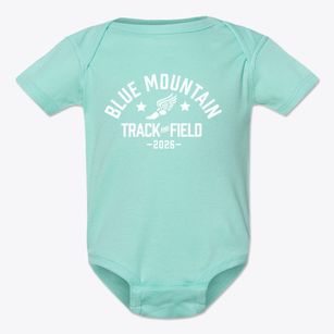 Blue Mountain Middle School Track and Field Baby Onesie