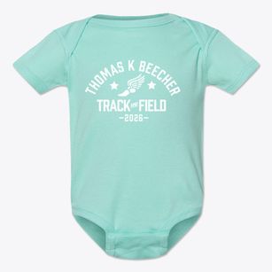 Thomas K Beecher Elementary School Track and Field Baby Onesie