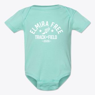 Elmira Free Academy High School Track and Field Baby Onesie