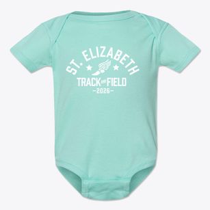 Saint Elizabeth School Track and Field Baby Onesie