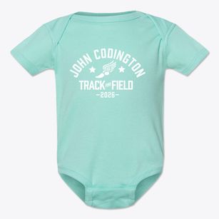 Doctor John Codington Elementary School Track and Field Baby Onesie