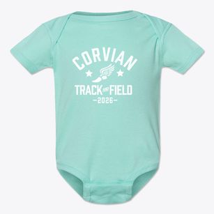 Corvian Community School Track and Field Baby Onesie