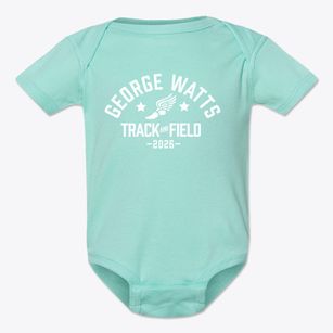 George Watts Elementary School Track and Field Baby Onesie