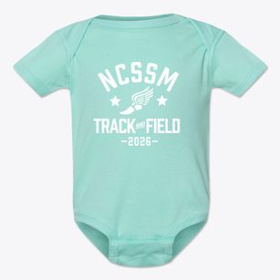 North Carolina School Of Science & Math Track and Field Baby Onesie