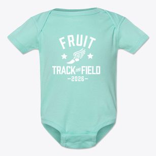 Fruit Of The Spirit School Track and Field Baby Onesie