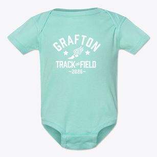 Grafton Middle School Track and Field Baby Onesie