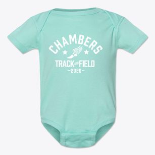Chambers Elementary School Track and Field Baby Onesie
