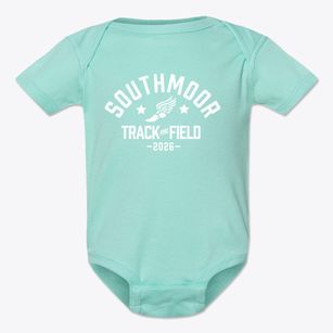 Southmoor Middle School Track and Field Baby Onesie