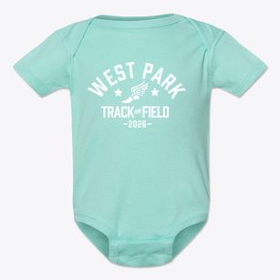 West Park Lutheran School Track and Field Baby Onesie