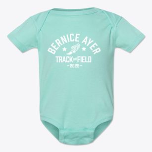 Bernice Ayer Middle School Track and Field Baby Onesie
