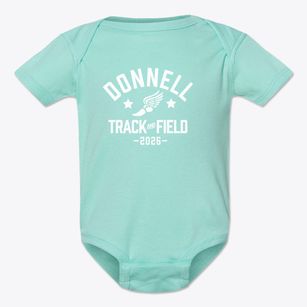 Donnell Middle School Track and Field Baby Onesie