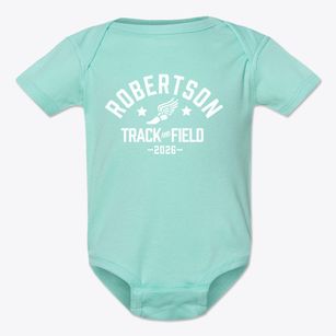 Robertson Elementary School Track and Field Baby Onesie