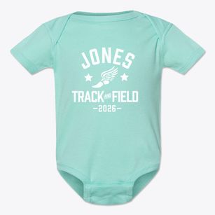 Jones High School Track and Field Baby Onesie