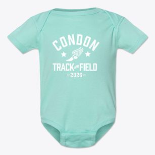 Condon High School Track and Field Baby Onesie