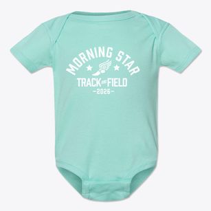 Morning Star Christian School Track and Field Baby Onesie