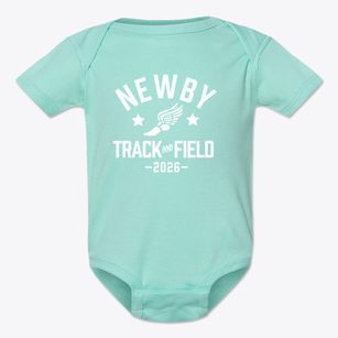 Newby Elementary School Track and Field Baby Onesie