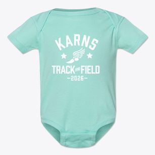Karns High School Track and Field Baby Onesie
