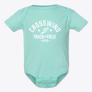 Crosswind Elementary School Track and Field Baby Onesie