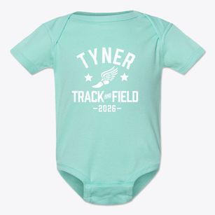Tyner Academy Track and Field Baby Onesie