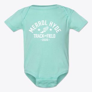 Merrol Hyde Magnet School Track and Field Baby Onesie