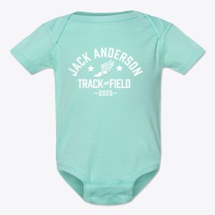 Jack Anderson Elementary School Track and Field Baby Onesie