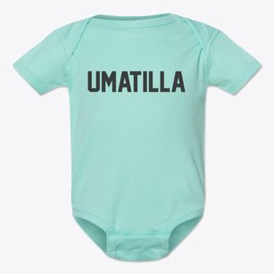 Umatilla Oregon Classic Block Baby Onesie