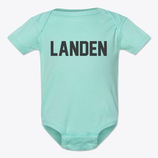 Landen Ohio Classic Block Baby Onesie