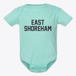 East Shoreham New York Classic Block Baby Onesie