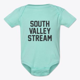 South Valley Stream New York Classic Block Baby Onesie