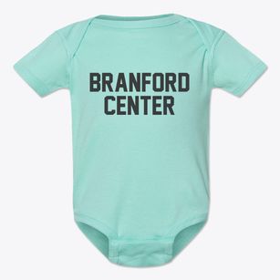 Branford Center Connecticut Classic Block Baby Onesie