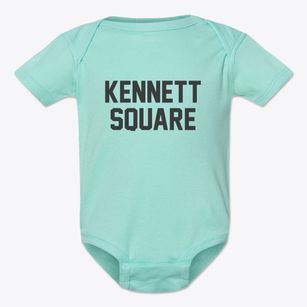 Kennett Square Pennsylvania Classic Block Baby Onesie