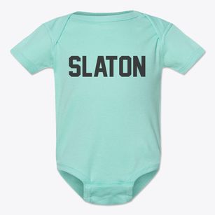 Slaton Texas Classic Block Baby Onesie