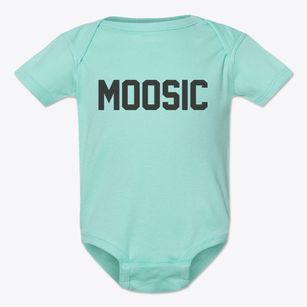 Moosic Pennsylvania Classic Block Baby Onesie