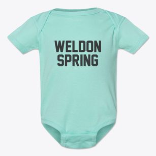Weldon Spring Missouri Classic Block Baby Onesie