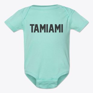 Tamiami Florida Classic Block Baby Onesie