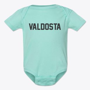 Valdosta Georgia Classic Block Baby Onesie
