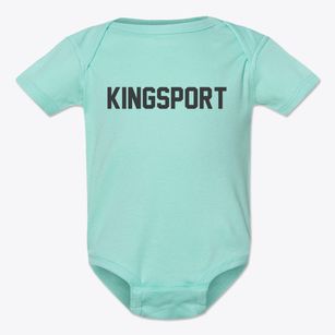 Kingsport Tennessee Classic Block Baby Onesie