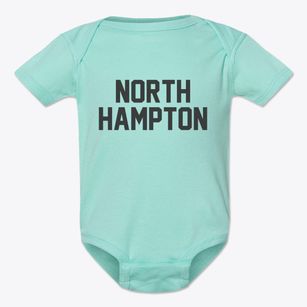 North Hampton New Hampshire Classic Block Baby Onesie