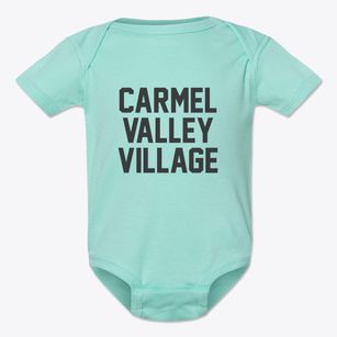 Carmel Valley Village California Classic Block Baby Onesie