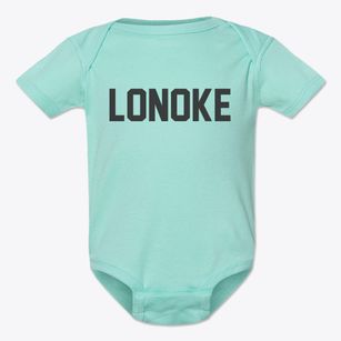Lonoke Arkansas Classic Block Baby Onesie