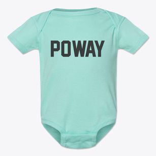 Poway California Classic Block Baby Onesie